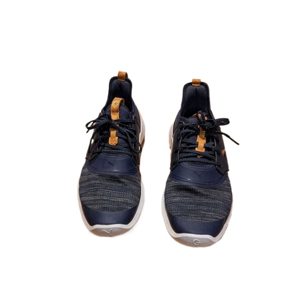 Men's Puma Golf Ignite Nxt Lace Spikeless Golf Shoe Size 11 Medium Dark Blue